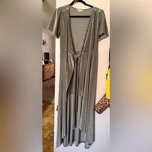 Baltic Born Dusty Sage Wrap Dress